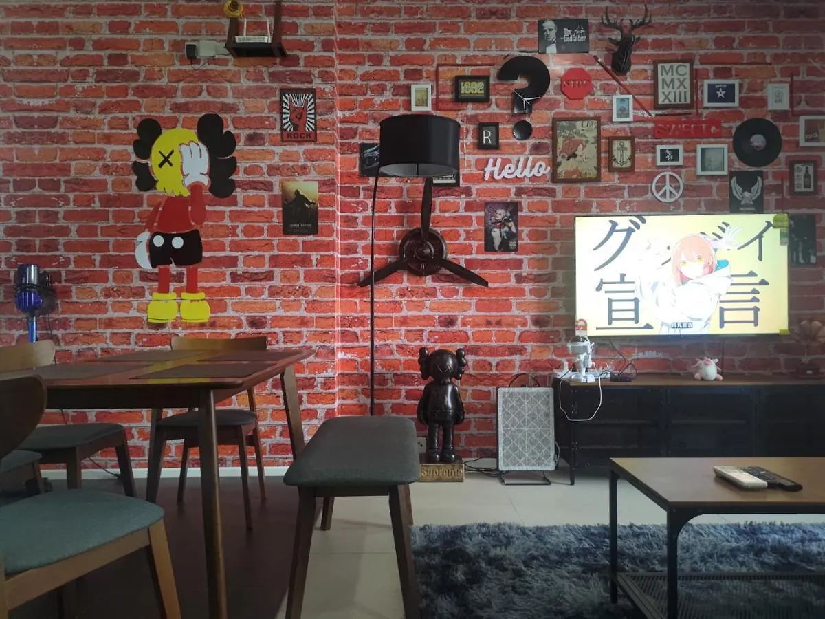 Apartment Arcoris Soho 2Bedroom 1-7Pax Industrial Loft Style Kuala Lumpur